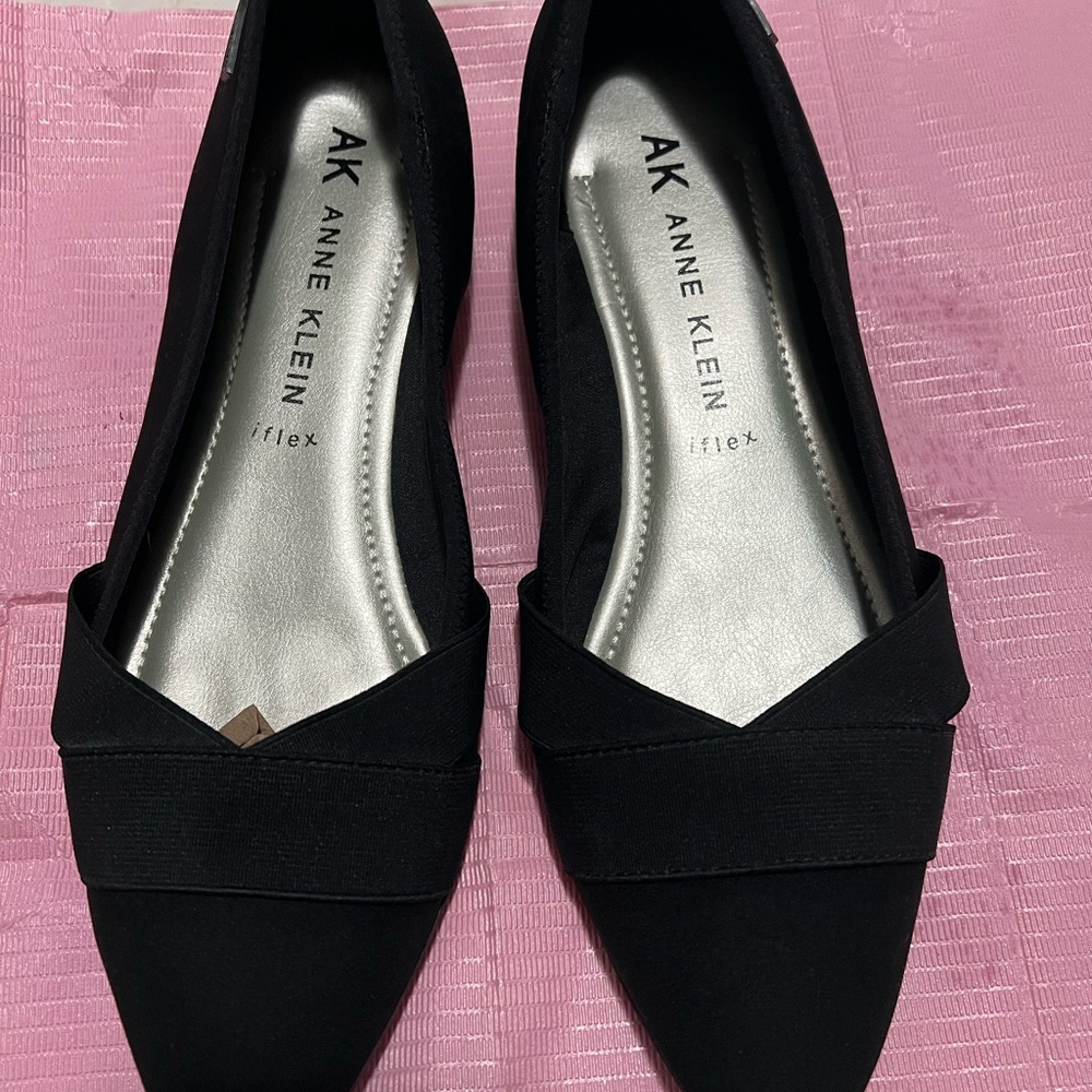 Anne Klein Black Loafers for Women